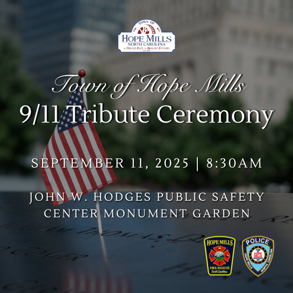 Town of Hope Mills 911 Tribute Flyer (600 x 600 px)