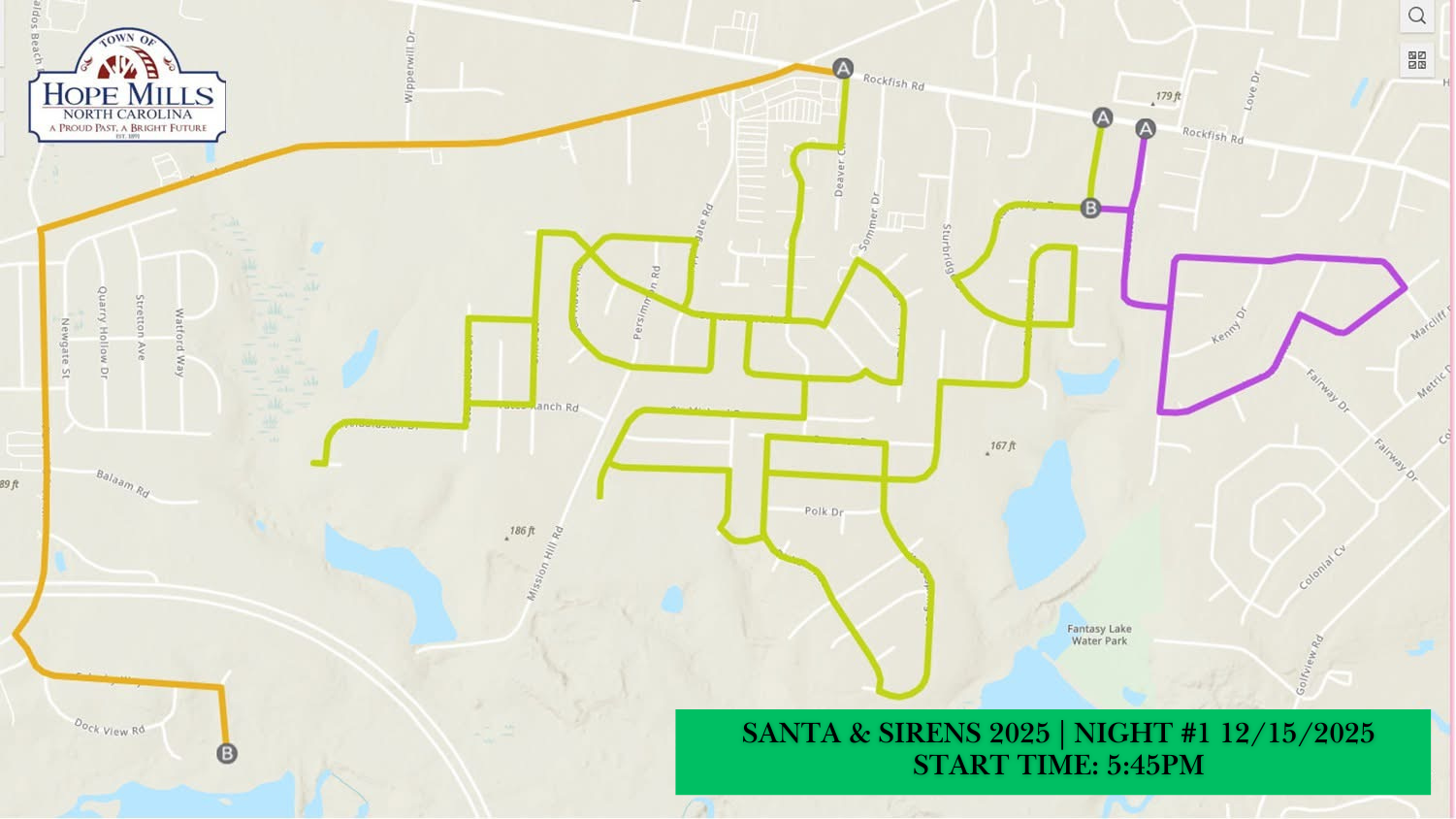 Santa and Sirens  Night 1