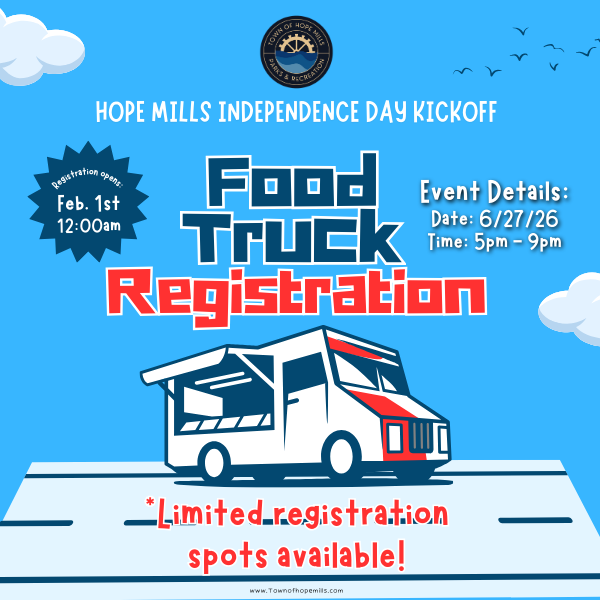 2026 Independence Day Kickoff Food Truck Reg. News Flash