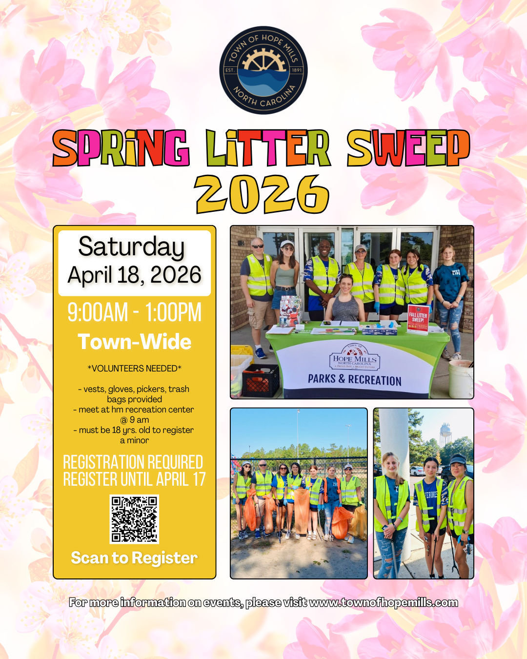 Spring Litter Sweep Flyer