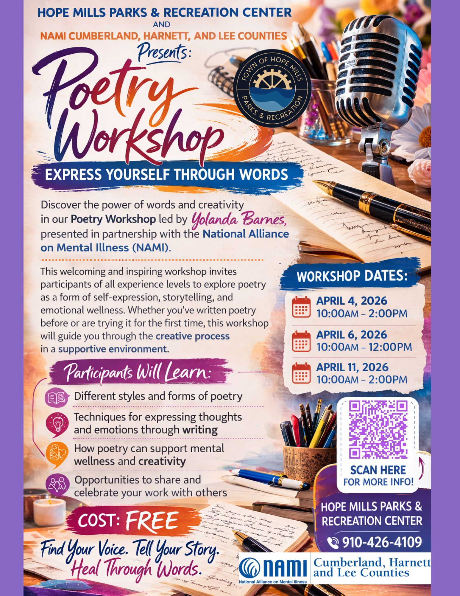 Poetry Workshops